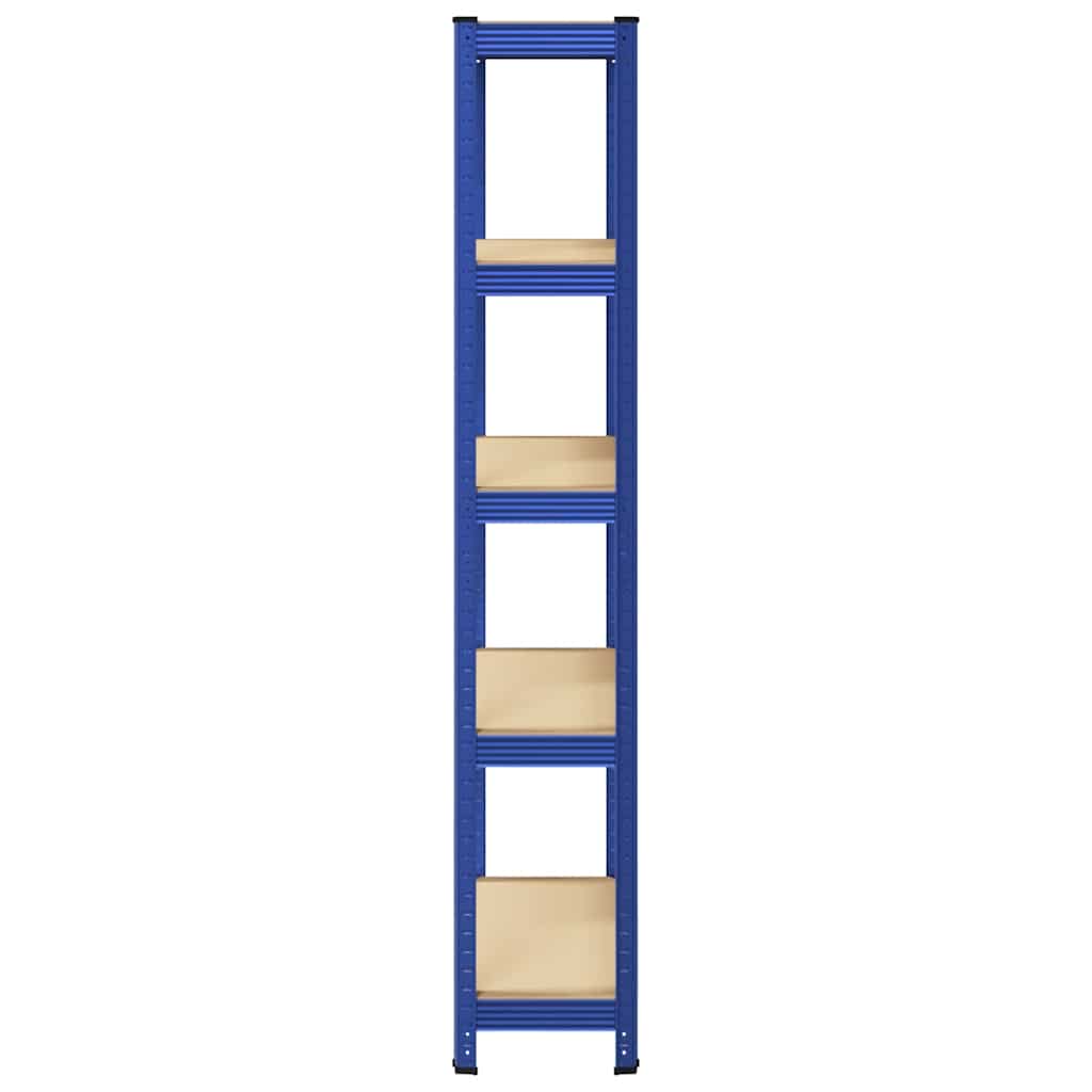8721158392282_g_en_hd_3 vidaXL 5-Layer Storage Shelf Blue Steel&Engineered Wood - Image 6