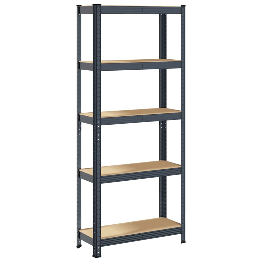 8721158392305_g_en_hd_4 vidaXL 5-Layer Storage Shelf Anthracite Steel&Engineered Wood - Image 7