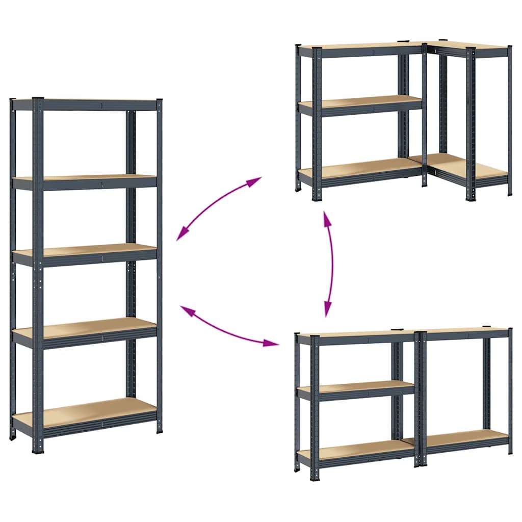 8721158392305_g_en_hd_5 vidaXL 5-Layer Storage Shelf Anthracite Steel&Engineered Wood - Image 8