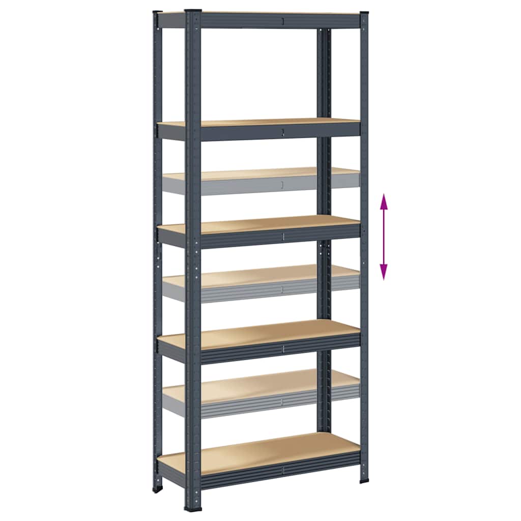 8721158392305_g_en_hd_6 vidaXL 5-Layer Storage Shelf Anthracite Steel&Engineered Wood - Image 9