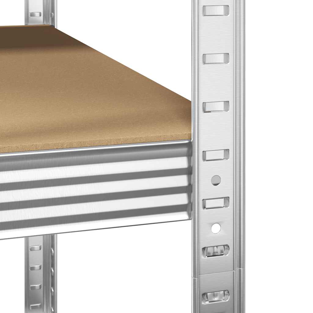 8721158392329_g_en_hd_7 vidaXL 5-Layer Corner Shelf Silver Steel&Engineered Wood - Image 10