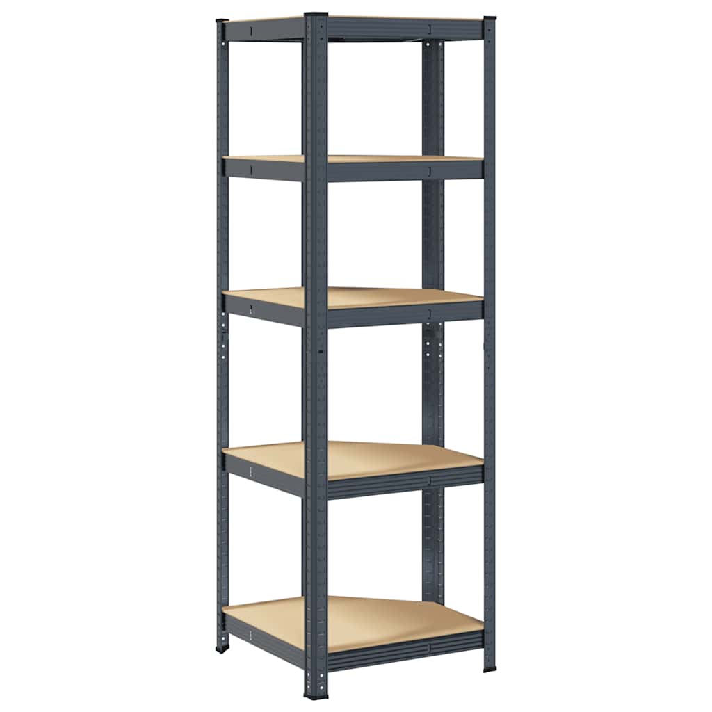 8721158392343_g_en_hd_4 vidaXL 5-Layer Corner Shelf Anthracite Steel&Engineered Wood - Image 7