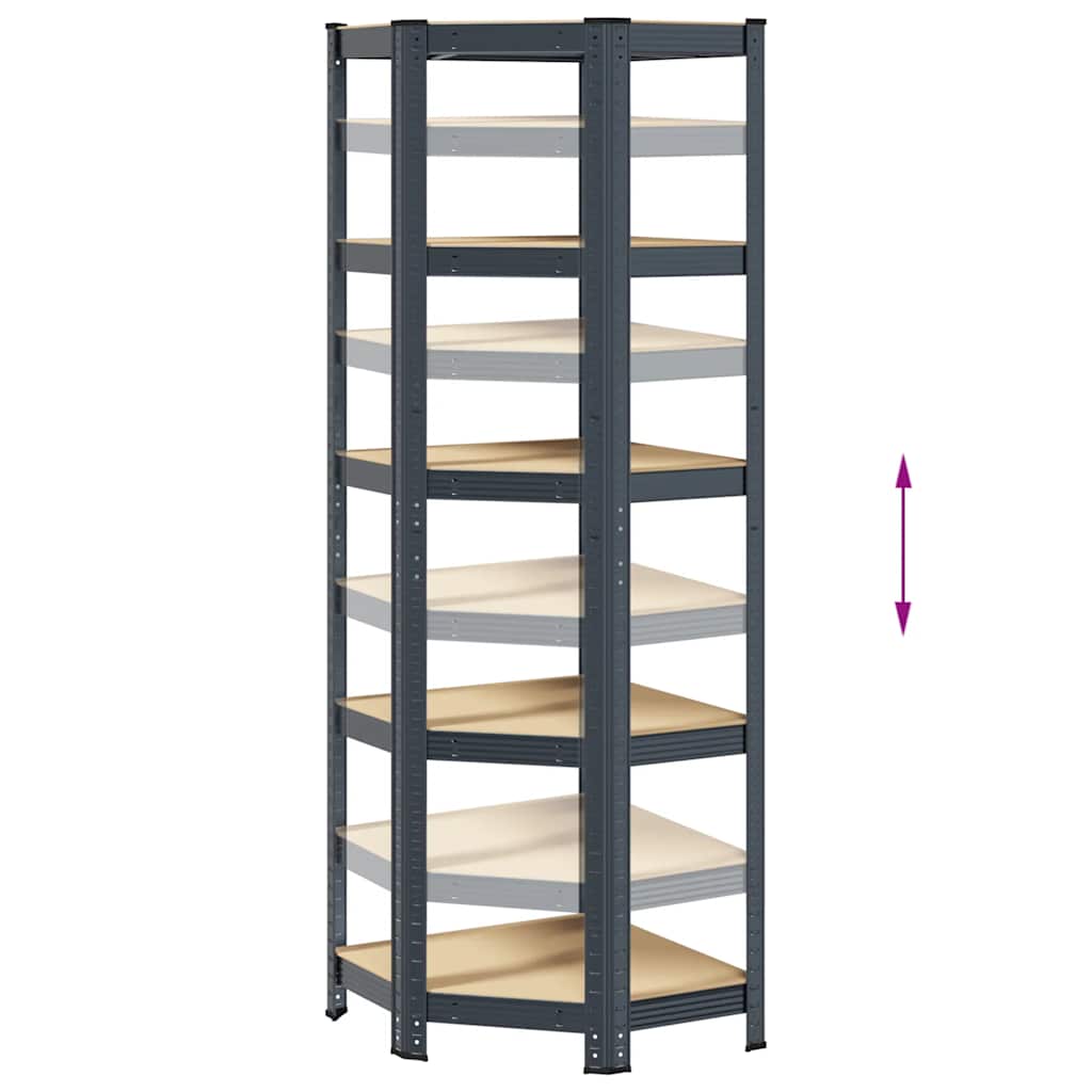 8721158392343_g_en_hd_6 vidaXL 5-Layer Corner Shelf Anthracite Steel&Engineered Wood - Image 9
