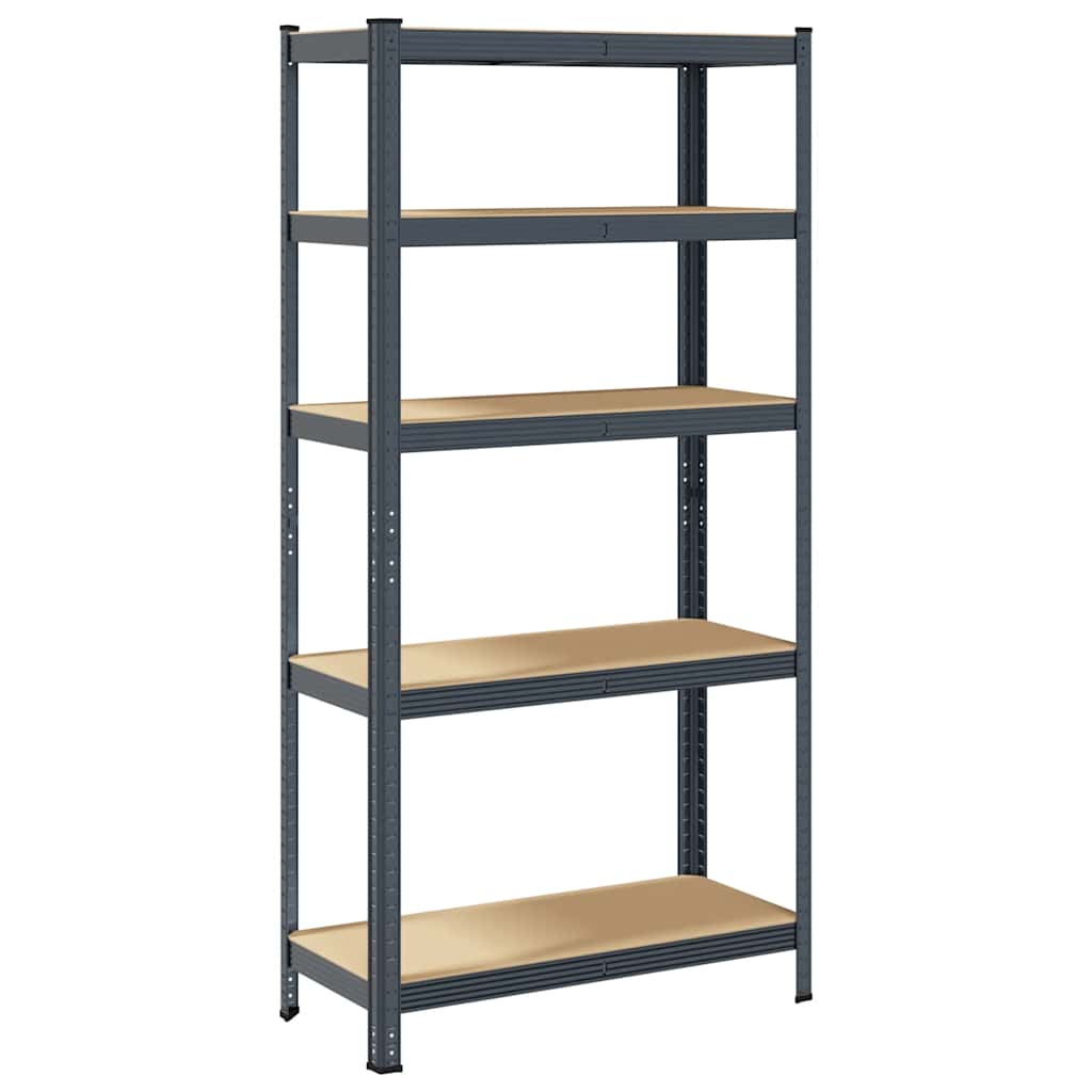8721158392398_a_en_hd_1 vidaXL 5-Layer Storage Shelf Anthracite Steel&Engineered Wood - Image 2