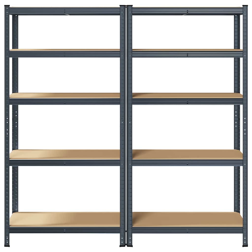 8721158392404_g_en_hd_2 vidaXL 5-Layer Storage Shelves 2 pcs Anthracite Steel&Engineered Wood - Image 5
