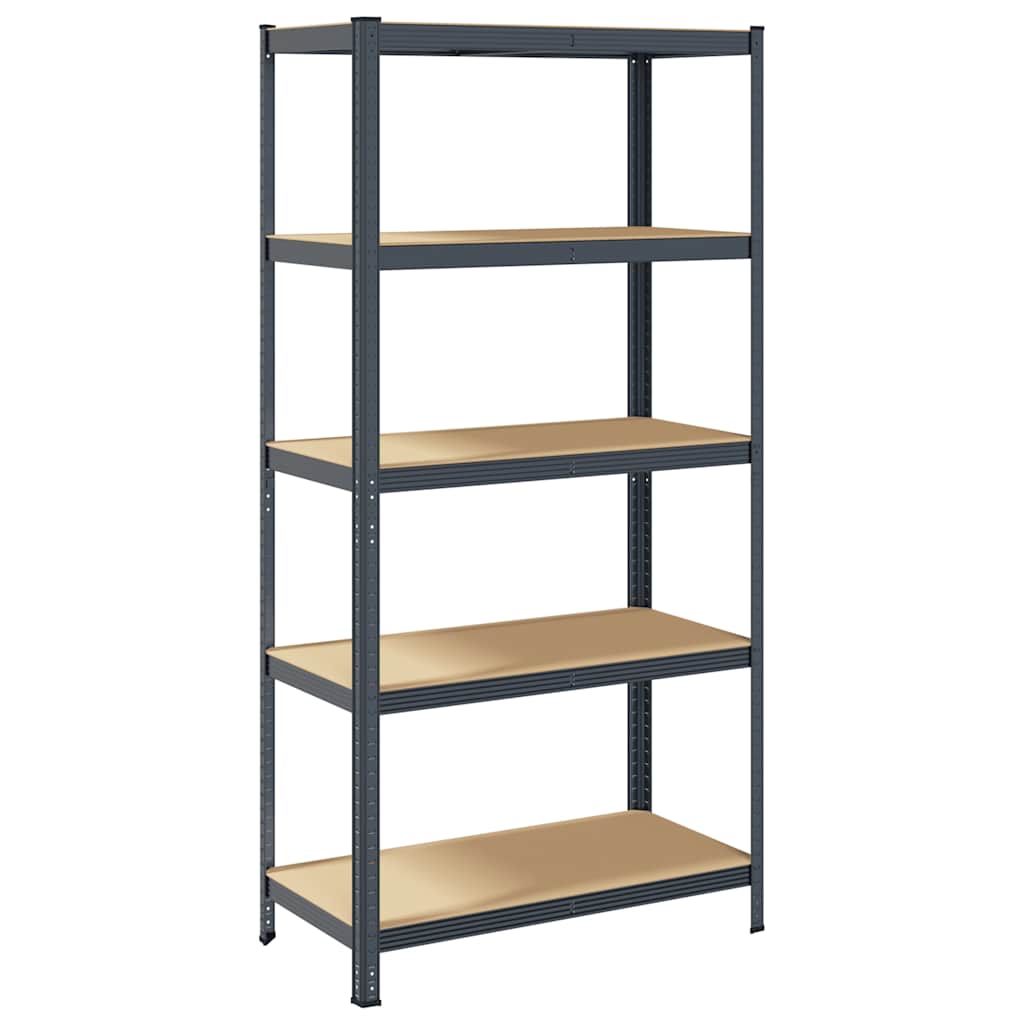 8721158392503_g_en_hd_4 vidaXL 5-Layer Storage Shelf Anthracite Steel&Engineered Wood - Image 7
