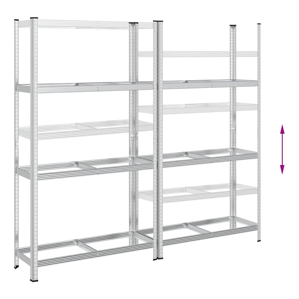8721158392596_g_en_hd_5 vidaXL 3-Layer Tyre Shelves 2 pcs Silver 110x40x200 cm Steel - Image 8