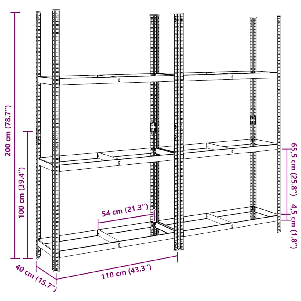 8721158392596_g_en_hd_9 vidaXL 3-Layer Tyre Shelves 2 pcs Silver 110x40x200 cm Steel - Image 12
