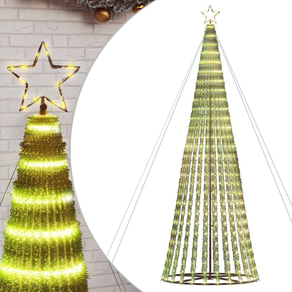8721158394675_a_en_hd_1 vidaXL LED Christmas Tree 1028 LEDs Warm White 400 cm - Image 2