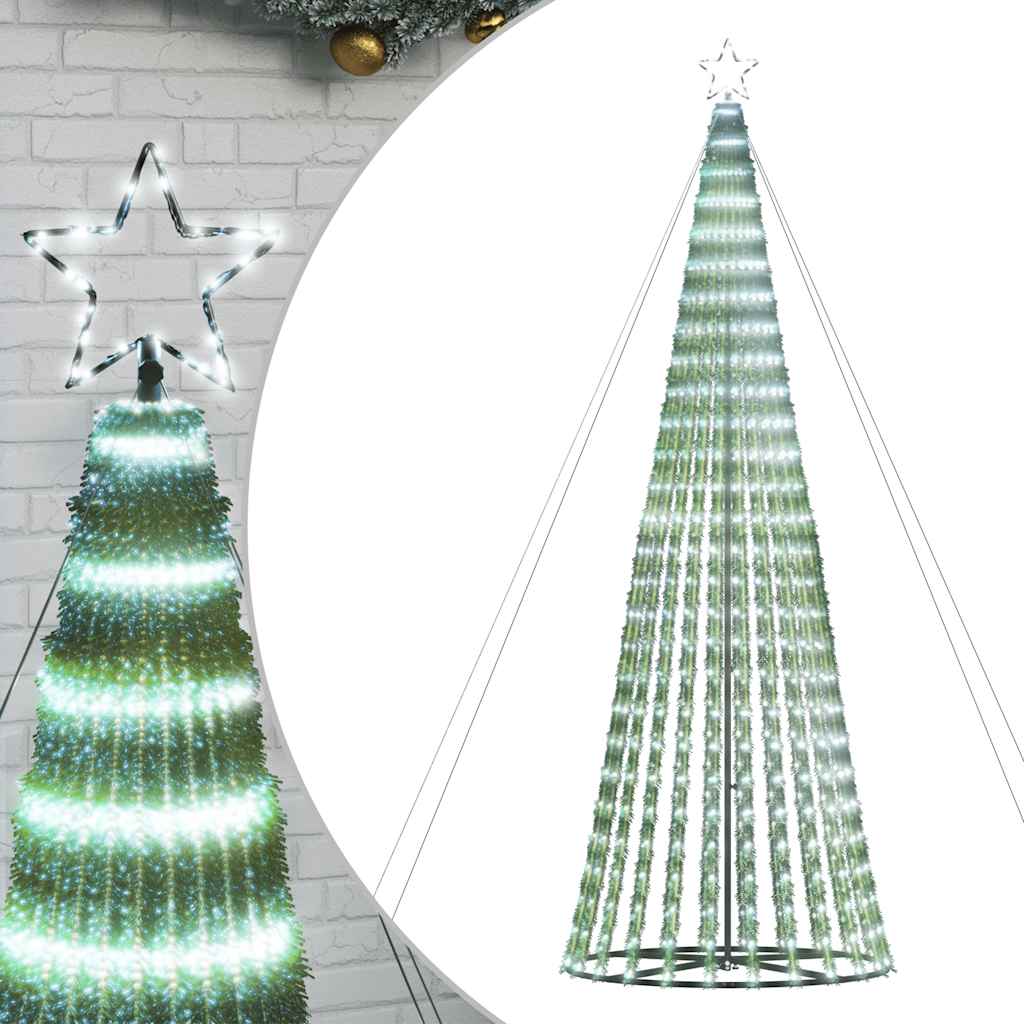 8721158394682_a_en_hd_1 vidaXL LED Christmas Tree 1028 LEDs Cold White 400 cm - Image 2