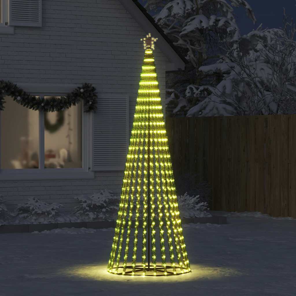 8721158394699_g_en_hd_1 vidaXL LED Christmas Tree with Spikes 570 LEDs Warm White 300 cm - Image 3