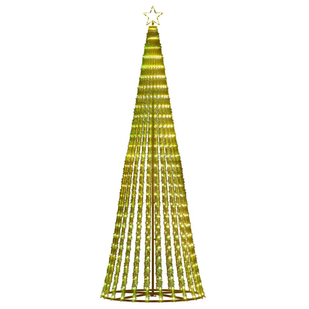 8721158394699_g_en_hd_3 vidaXL LED Christmas Tree with Spikes 570 LEDs Warm White 300 cm - Image 5