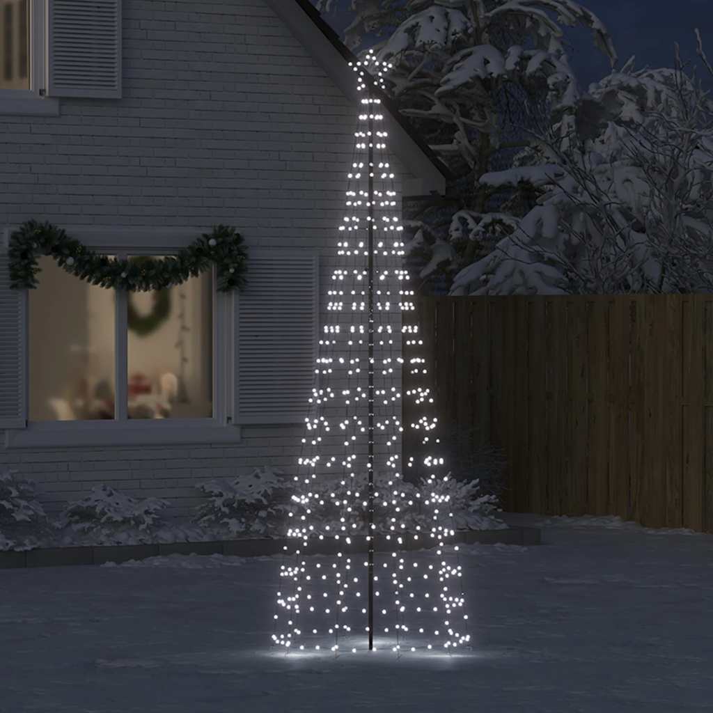 8721158394705_g_en_hd_1 vidaXL LED Christmas Tree with Spikes 570 LEDs Cold White 300 cm - Image 3