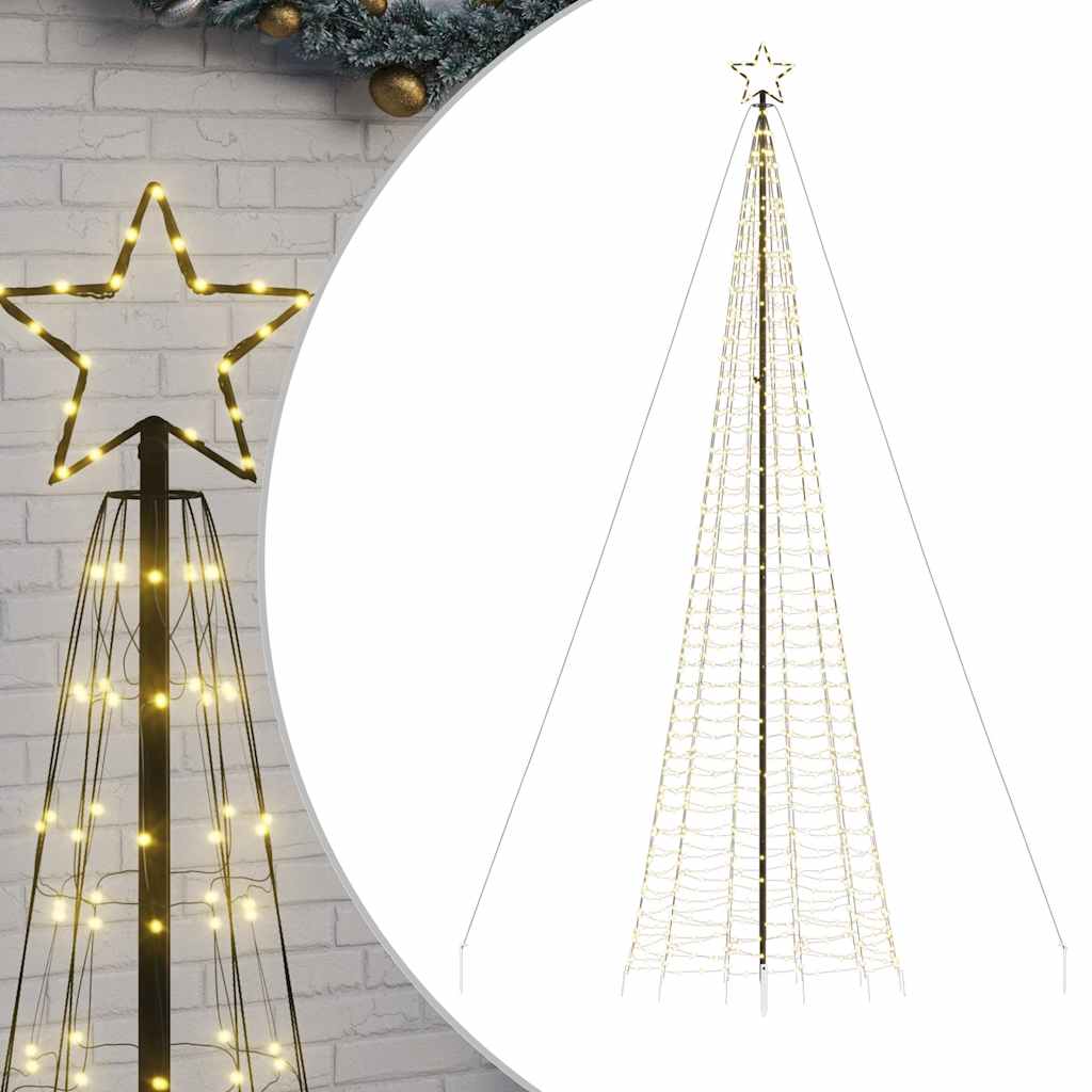 8721158394712_a_en_hd_1 vidaXL LED Christmas Tree with Spikes 1534 LEDs Warm White 500 cm - Image 2
