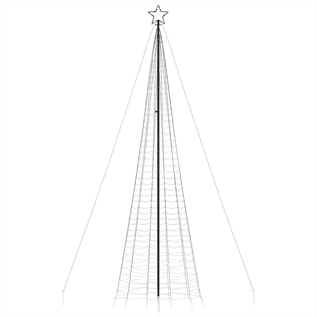 8721158394712_g_en_hd_3 vidaXL LED Christmas Tree with Spikes 1534 LEDs Warm White 500 cm - Image 5