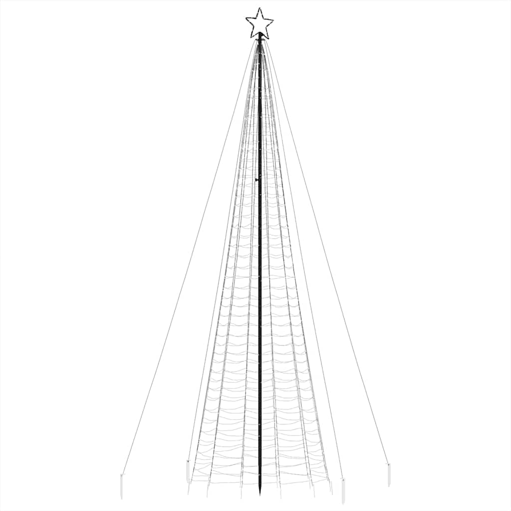 8721158394729_g_en_hd_2 vidaXL LED Christmas Tree with Spikes 1534 LEDs Cold White 500 cm - Image 4