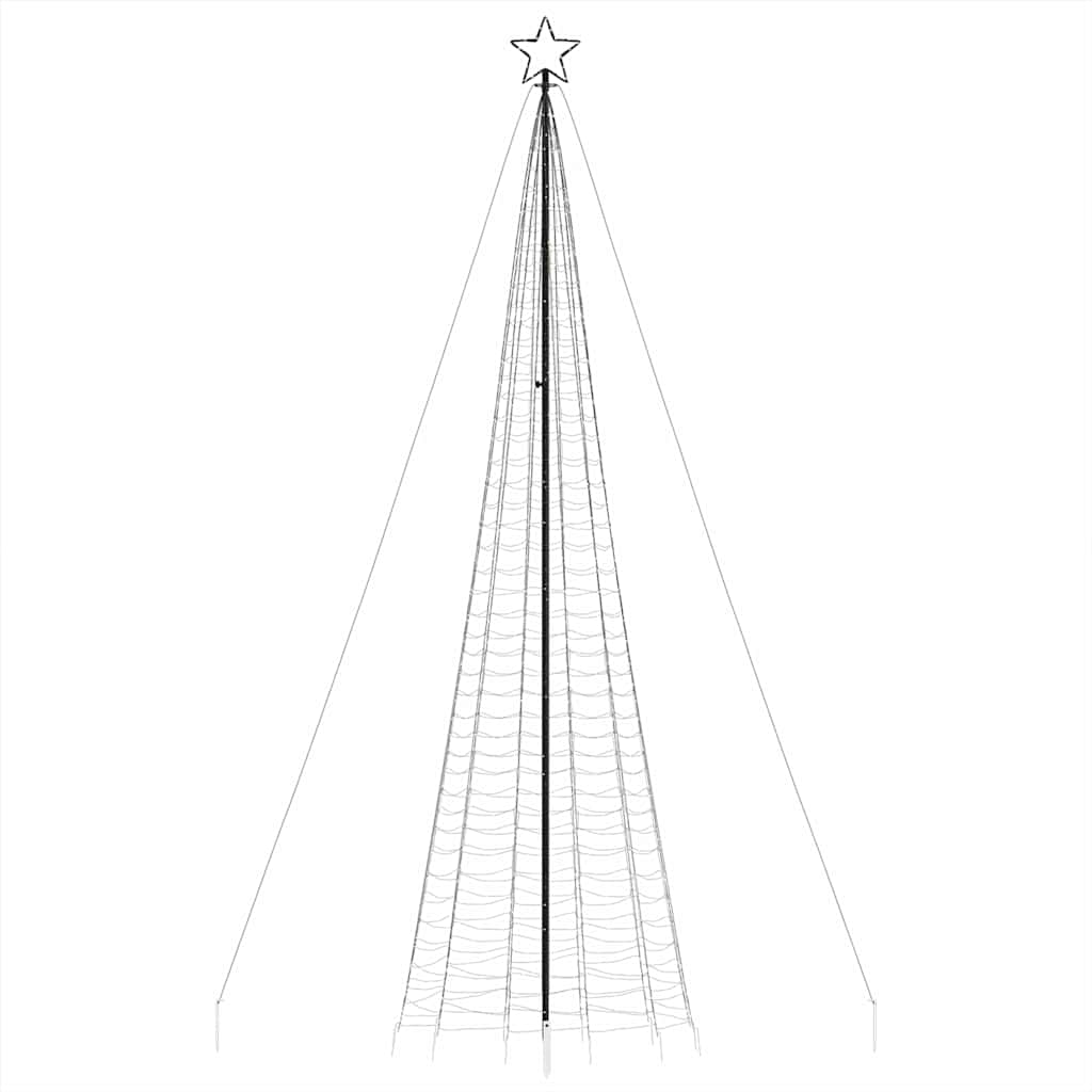 8721158394729_g_en_hd_3 vidaXL LED Christmas Tree with Spikes 1534 LEDs Cold White 500 cm - Image 5