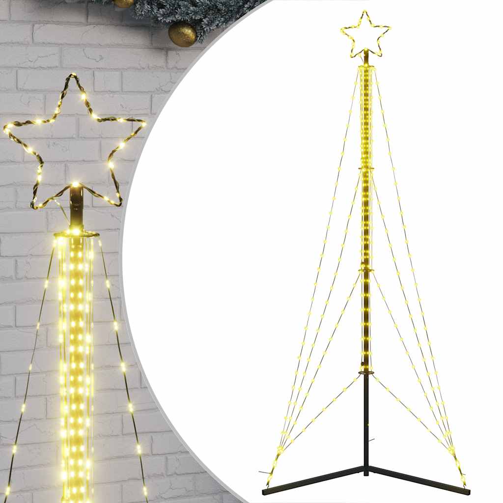 8721158394736_a_en_hd_1 vidaXL LED Christmas Tree 483 LEDs Warm White 240 cm - Image 2