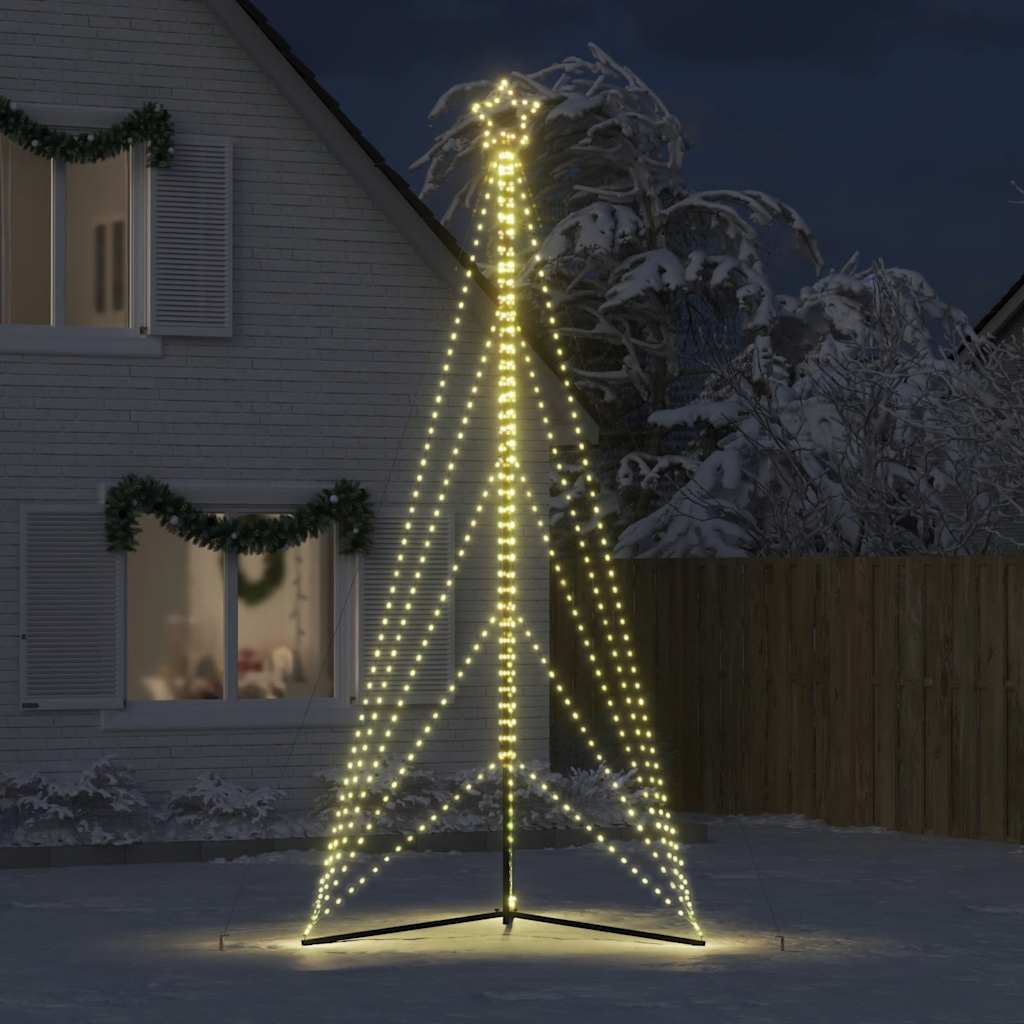 vidaXL LED Christmas Tree 615 LEDs Warm White 404.5 cm