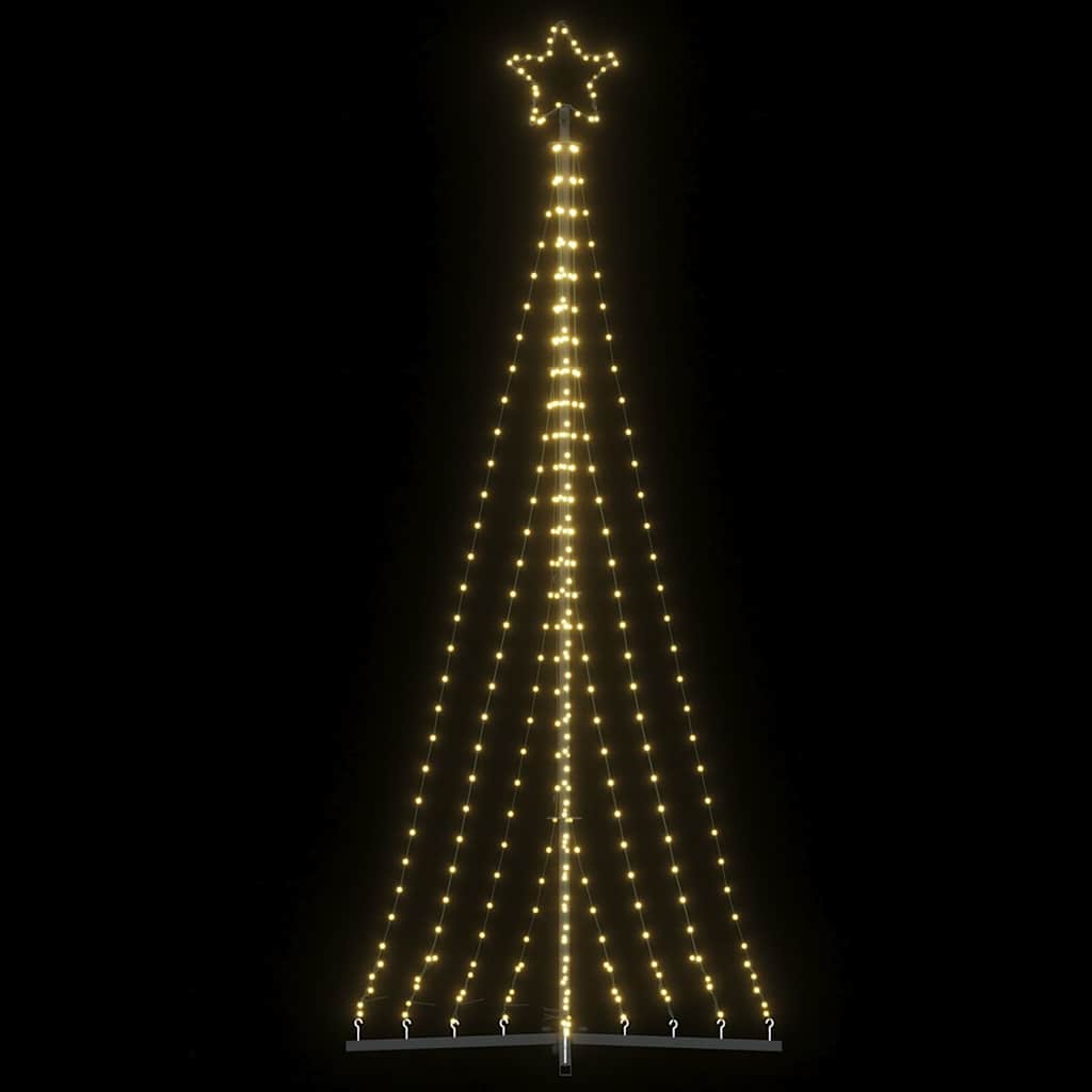 8721158394811_g_en_hd_1 vidaXL LED Christmas Tree 447 LEDs Warm White 240 cm - Image 3