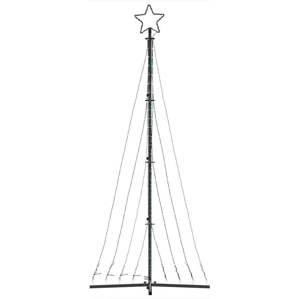 8721158394811_g_en_hd_3 vidaXL LED Christmas Tree 447 LEDs Warm White 240 cm - Image 5