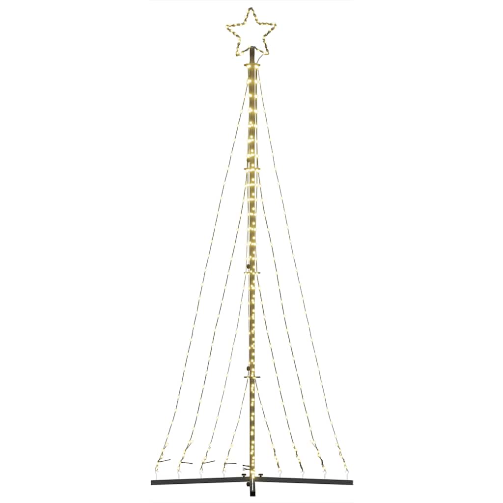 8721158394811_g_en_hd_4 vidaXL LED Christmas Tree 447 LEDs Warm White 240 cm - Image 6