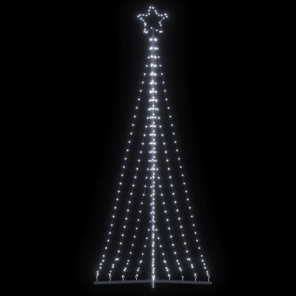 8721158394828_g_en_hd_1 vidaXL LED Christmas Tree 447 LEDs Cold White 240 cm - Image 3