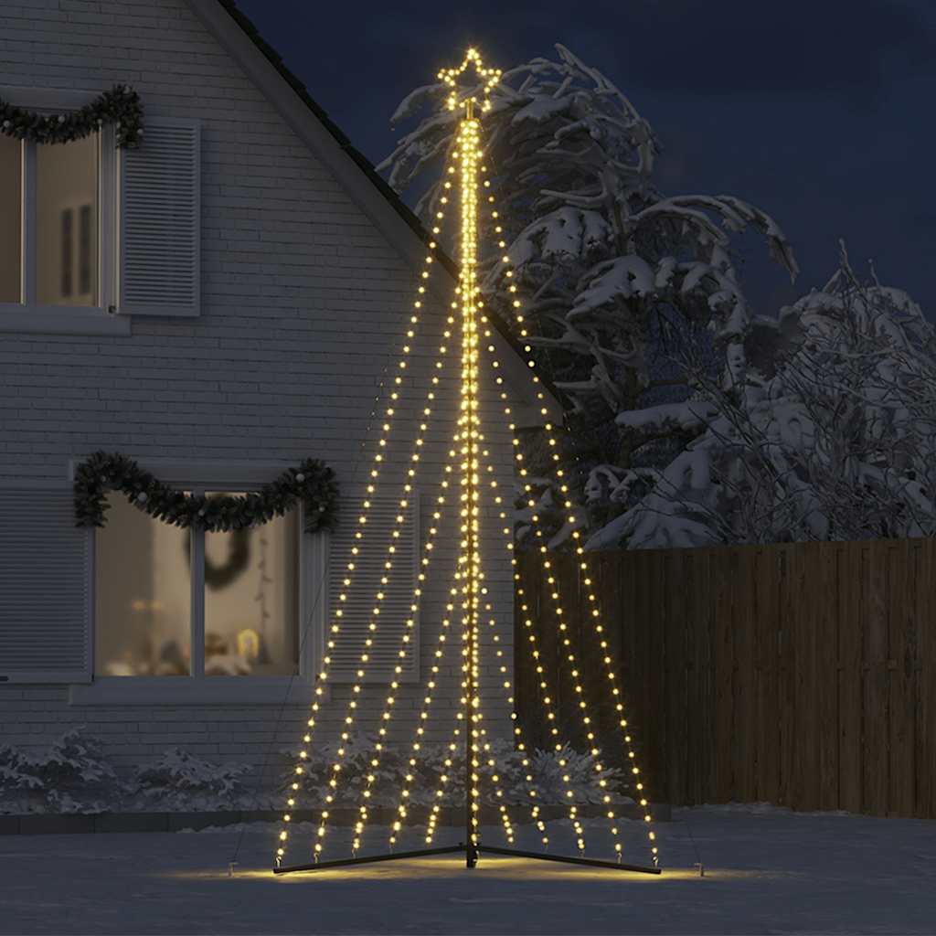 vidaXL LED Christmas Tree 570 LEDs Warm White 404.5 cm