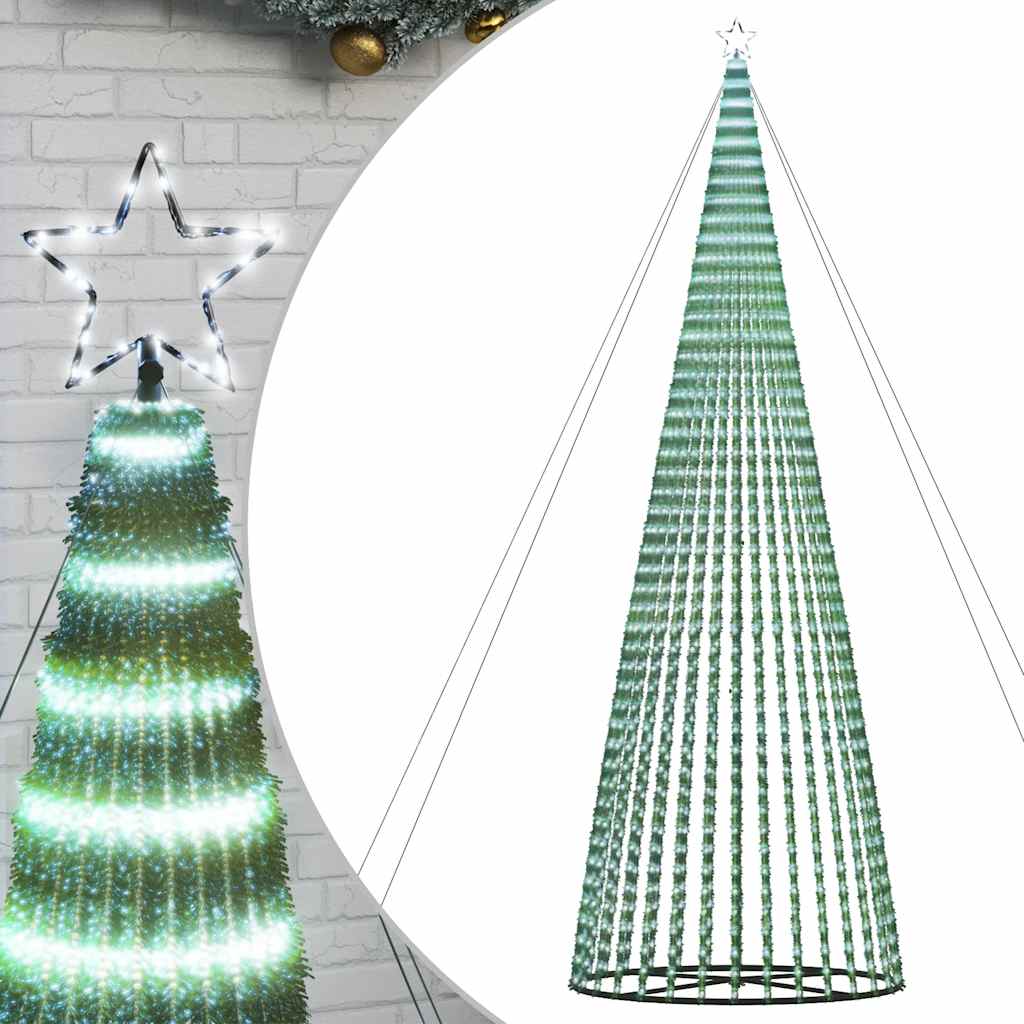 8721158394897_a_en_hd_1 vidaXL LED Christmas Tree 1544 LEDs Cold White 500 cm - Image 2