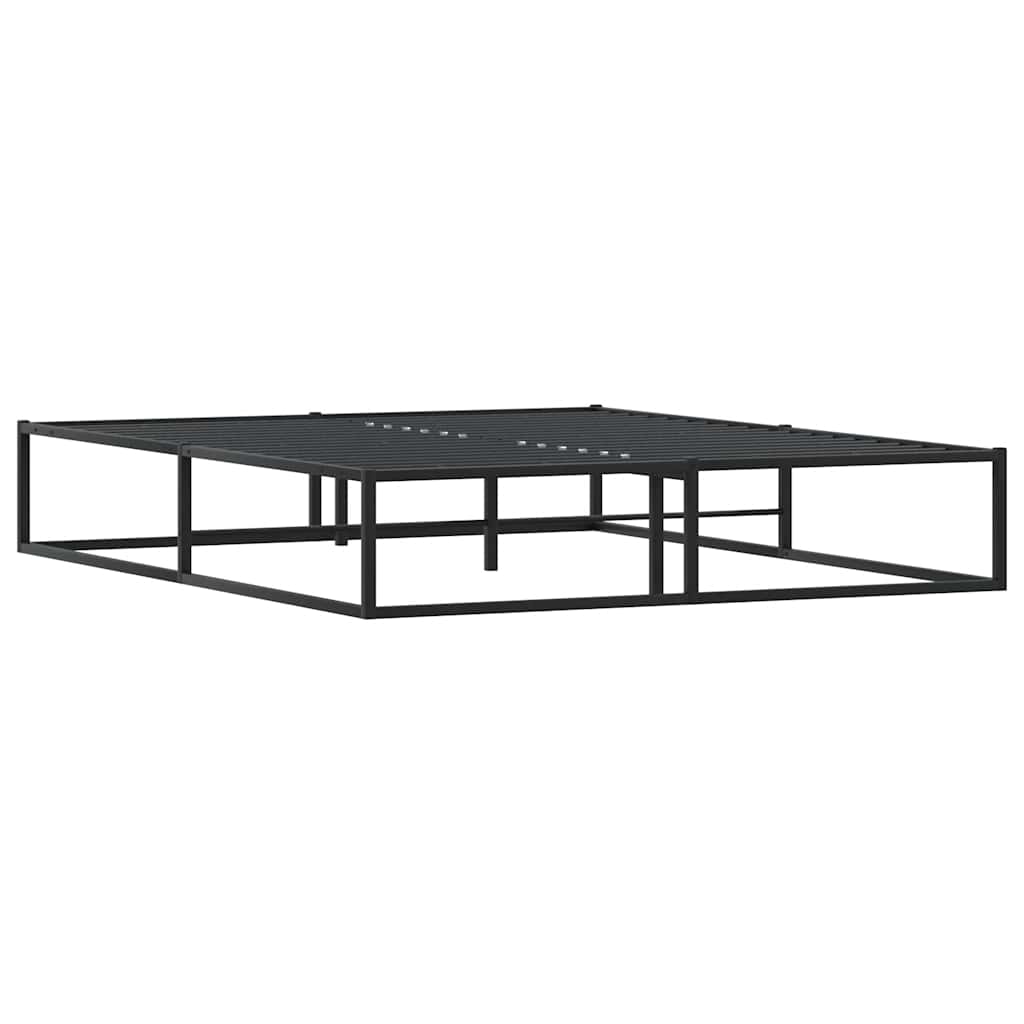 8721158397843_g_en_hd_2 vidaXL Bed Frame without Mattress Black 153x203 cm Queen Metal - Image 4