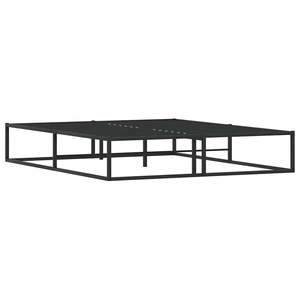 8721158397843_g_en_hd_5 vidaXL Bed Frame without Mattress Black 153x203 cm Queen Metal - Image 7