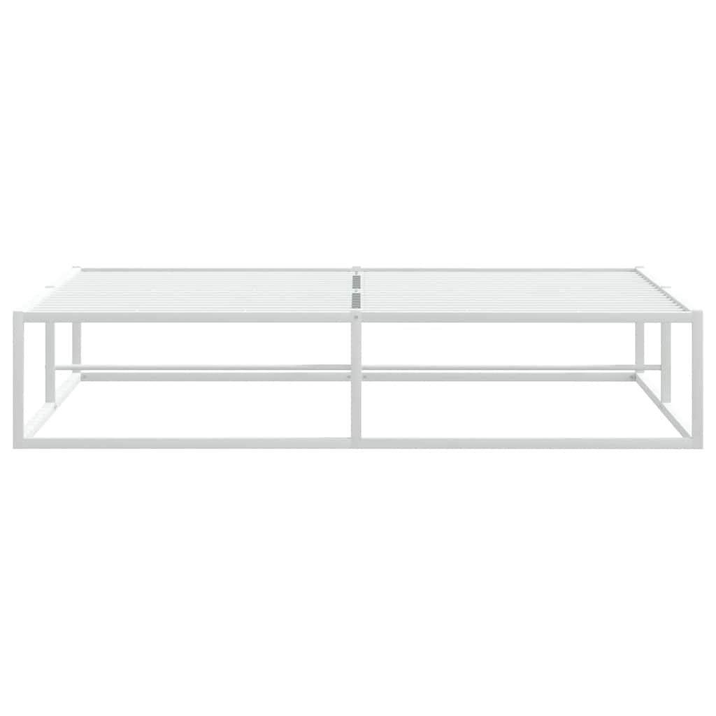 8721158397881_g_en_hd_3 vidaXL Bed Frame without Mattress White 153x203 cm Queen Metal - Image 5