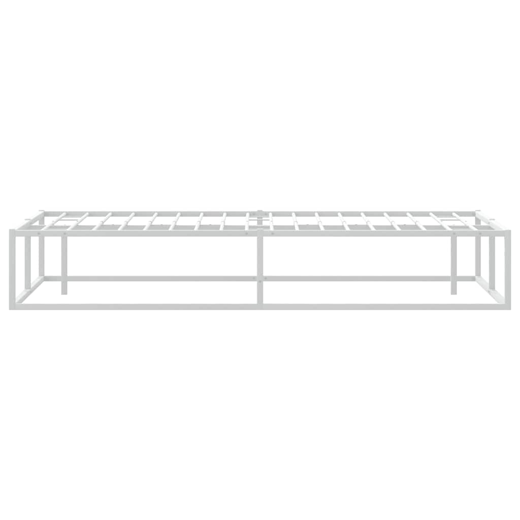 8721158397881_g_en_hd_4 vidaXL Bed Frame without Mattress White 153x203 cm Queen Metal - Image 6
