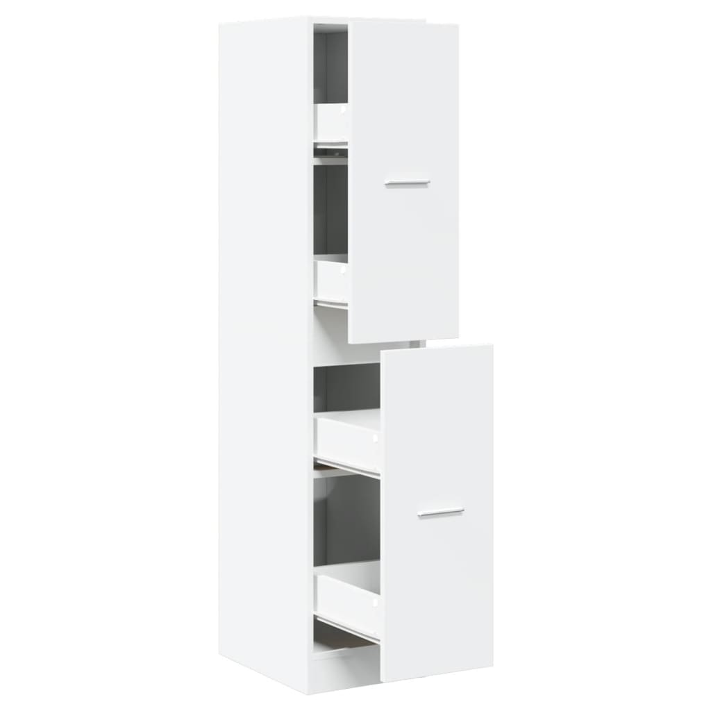 8721158399670_a_en_hd_1 vidaXL Apothecary Cabinet White 30x41x144.5 cm Engineered Wood - Image 2