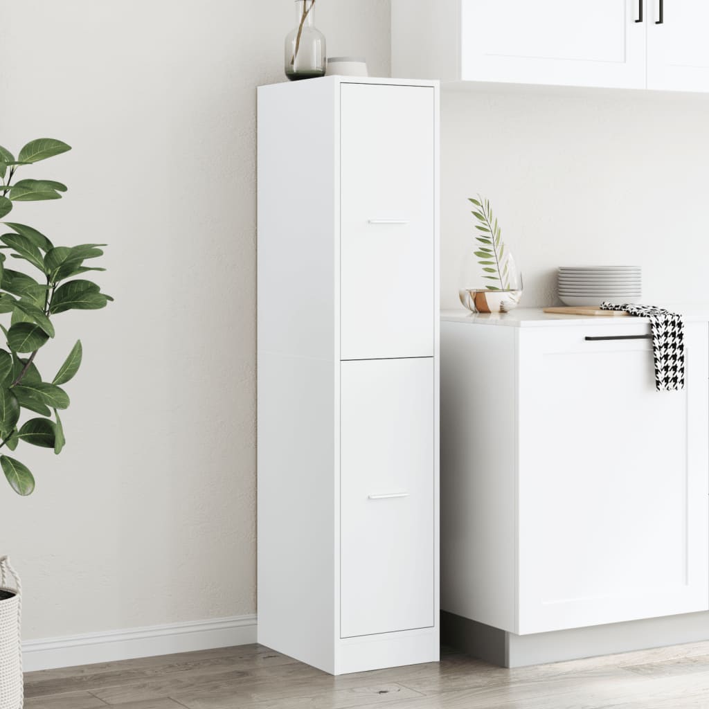 8721158399670_g_en_hd_2 vidaXL Apothecary Cabinet White 30x41x144.5 cm Engineered Wood - Image 5