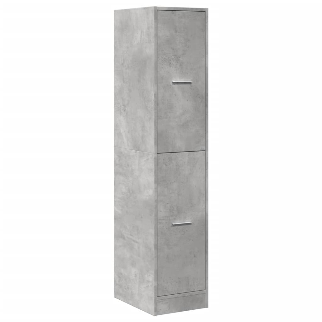 8721158399700_g_en_hd_1 vidaXL Apothecary Cabinet Concrete Grey 30x41x144.5 cm Engineered Wood - Image 4