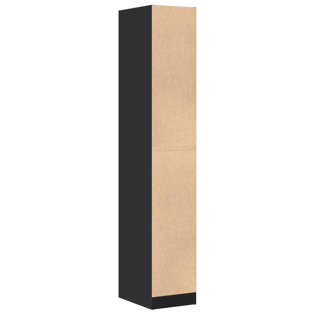 8721158405838_g_en_hd_5 vidaXL Apothecary Cabinet Black 30x41x174.5 cm Engineered Wood - Image 8