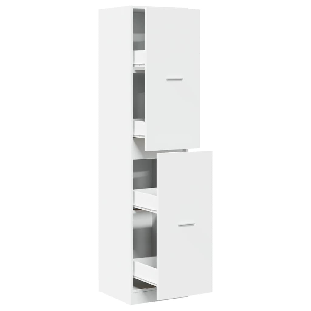 8721158406002_a_en_hd_1 vidaXL Apothecary Cabinet White 40x41x174.5 cm Engineered Wood - Image 2