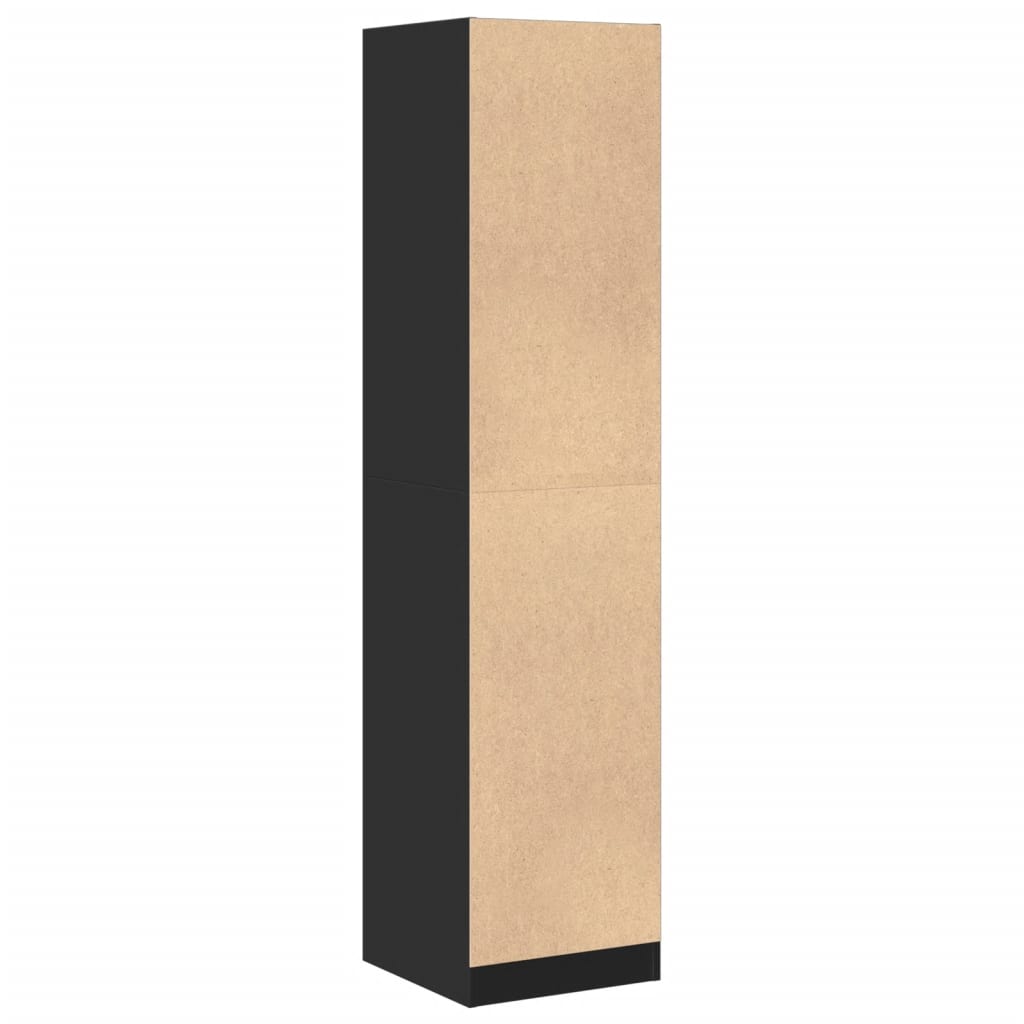 8721158406019_g_en_hd_5 vidaXL Apothecary Cabinet Black 40x41x174.5 cm Engineered Wood - Image 8