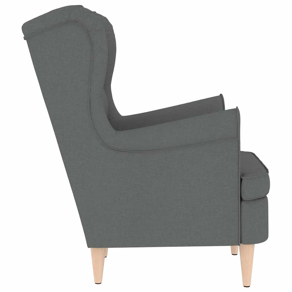 8721158406217_g_en_hd_3 vidaXL Armchair Dark Grey 74x84x100 cm Fabric - Image 5