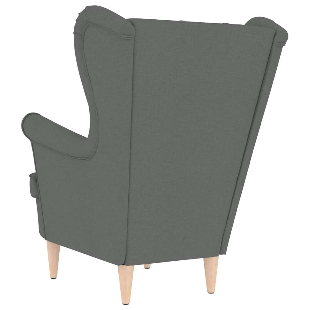 8721158406217_g_en_hd_4 vidaXL Armchair Dark Grey 74x84x100 cm Fabric - Image 6
