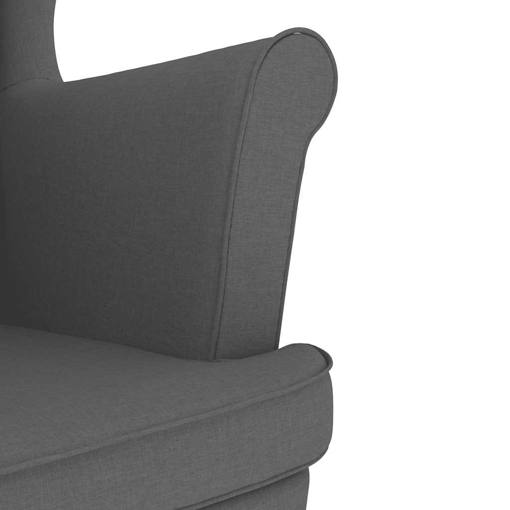 8721158406217_g_en_hd_5 vidaXL Armchair Dark Grey 74x84x100 cm Fabric - Image 7