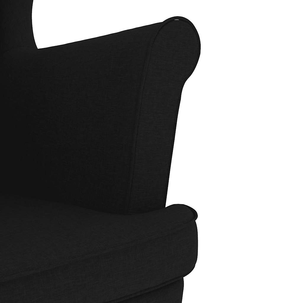 8721158406224_g_en_hd_5 vidaXL Armchair Black 74x84x100 cm Fabric - Image 7