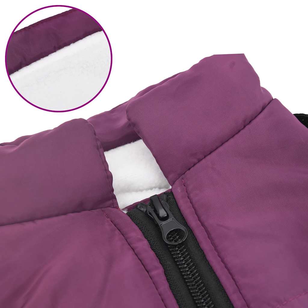 8721158413925_g_en_hd_6 vidaXL Dog Coat with Harness Waterproof Reflective Purple S - Image 7
