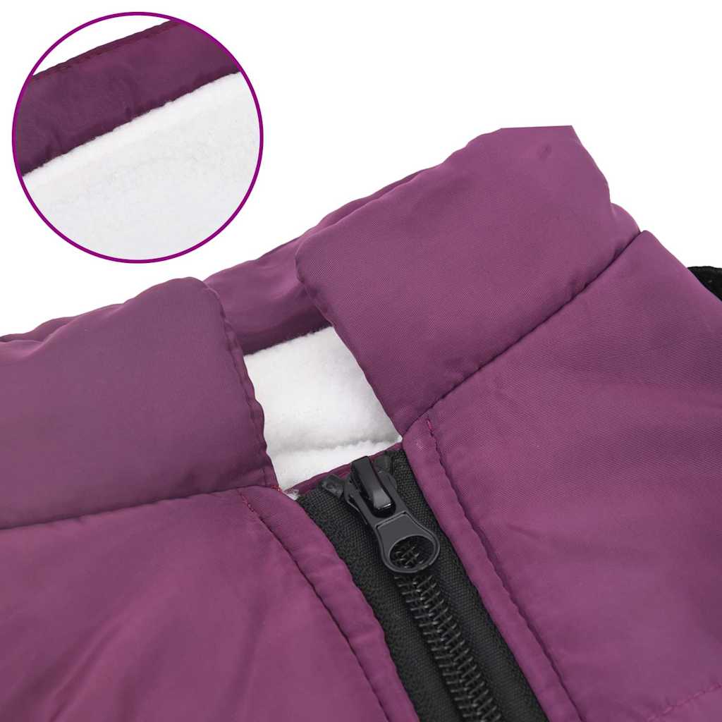 8721158413956_g_en_hd_6 vidaXL Dog Coat with Harness Waterproof Reflective Purple XL - Image 7