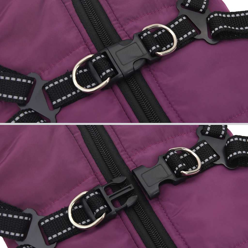 8721158413956_g_en_hd_7 vidaXL Dog Coat with Harness Waterproof Reflective Purple XL - Image 8