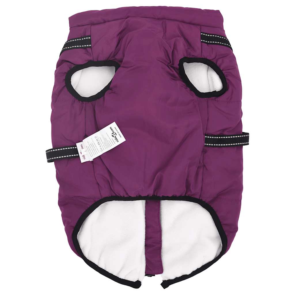 8721158413970_g_en_hd_4 vidaXL Dog Coat with Harness Waterproof Reflective Purple 3XL - Image 5