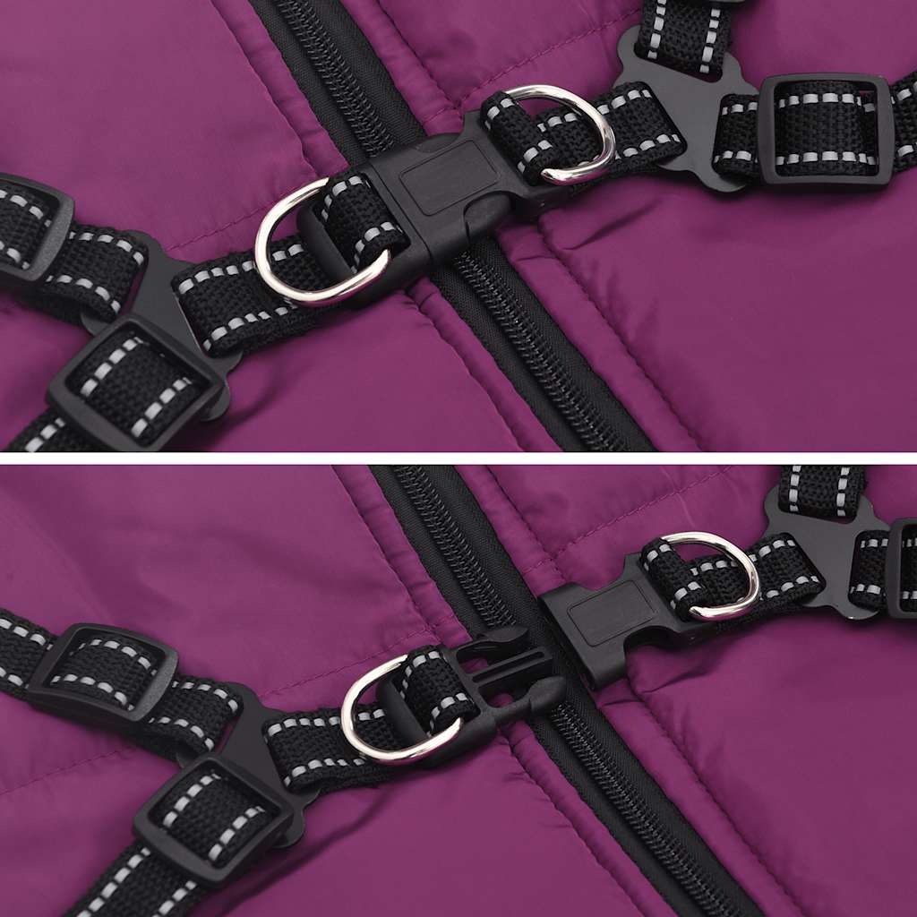 8721158413970_g_en_hd_7 vidaXL Dog Coat with Harness Waterproof Reflective Purple 3XL - Image 8