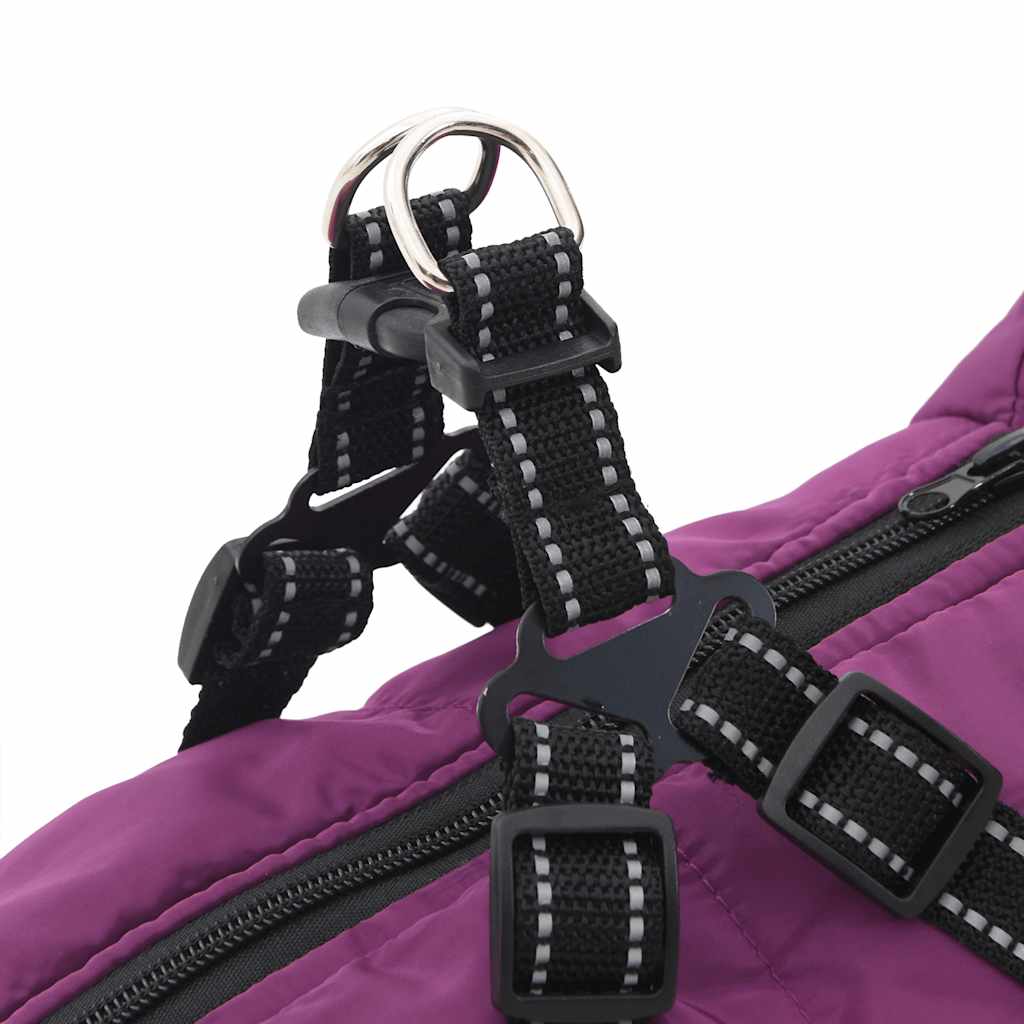 8721158413970_g_en_hd_8 vidaXL Dog Coat with Harness Waterproof Reflective Purple 3XL - Image 9