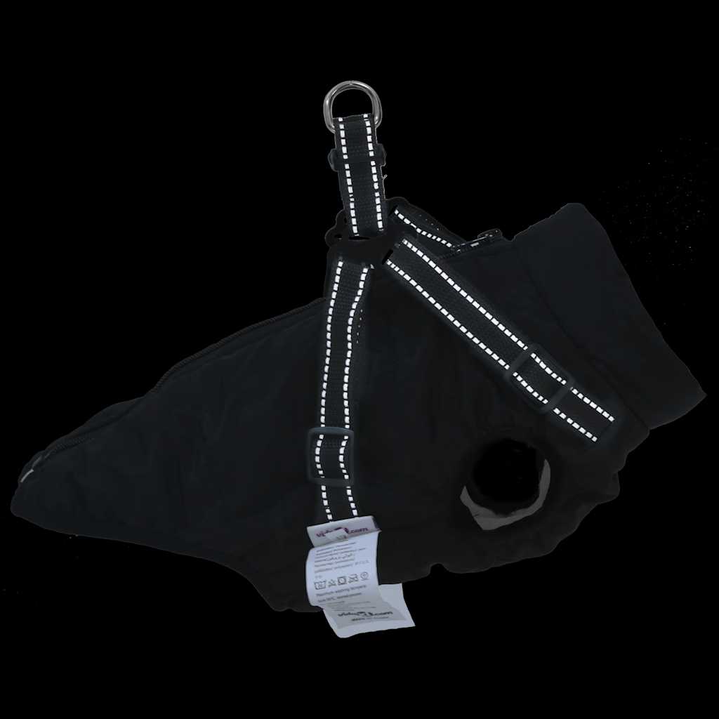 8721158413987_g_en_hd_5 vidaXL Dog Coat with Harness Waterproof Reflective Black S - Image 6
